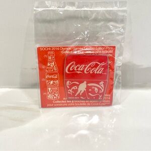 🟠5/$25 NEW Coca-Cola Sochi 2014 Olympic Games Limited Edition Collectible Pin
